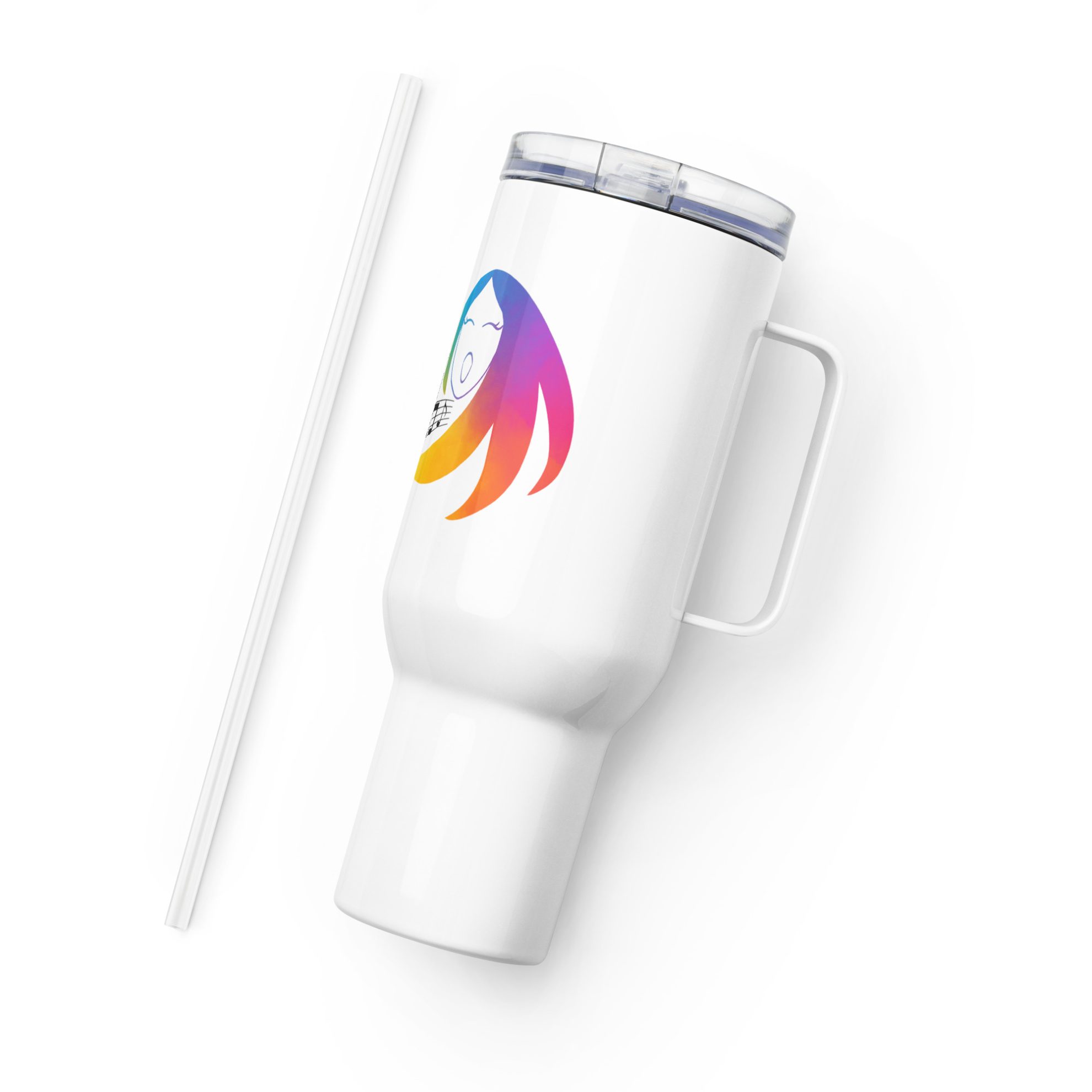 Travel Mug With A Handle